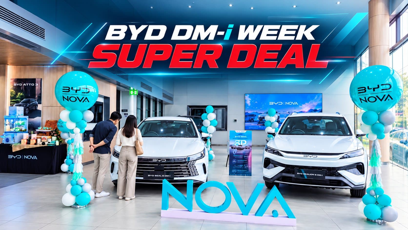 BYD DM-i WEEK SUPER DEAL ทดลองขับ SEAL 5 & SEALION 5 DM-i ที่ BYD NOVA