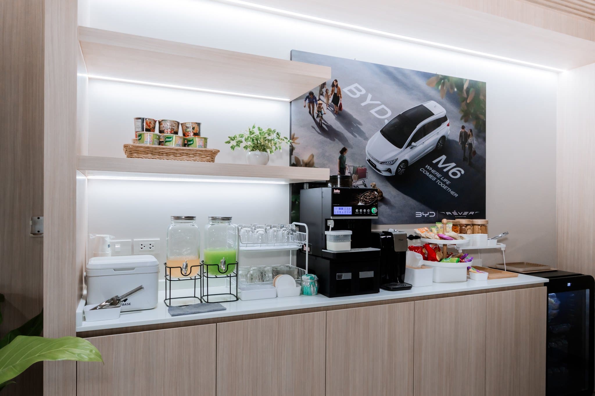BYD NOVA Korat showroom atmosphere