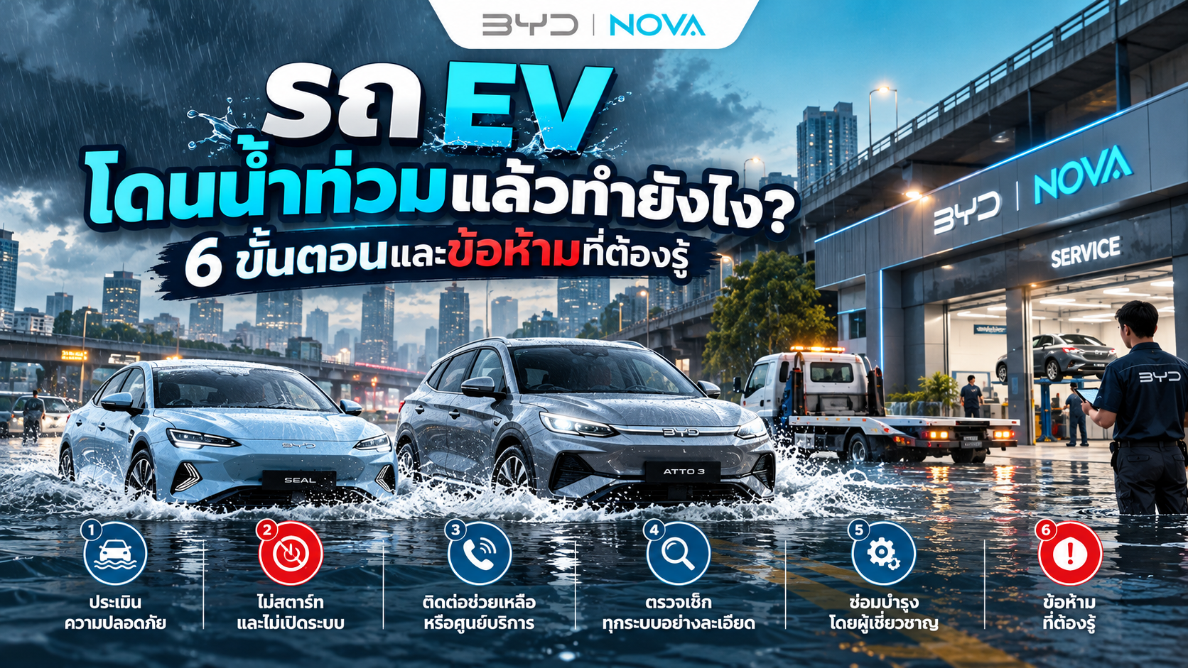 Your EV Has Been Flooded — What Now? 6 Steps and the Things You Must Not Do