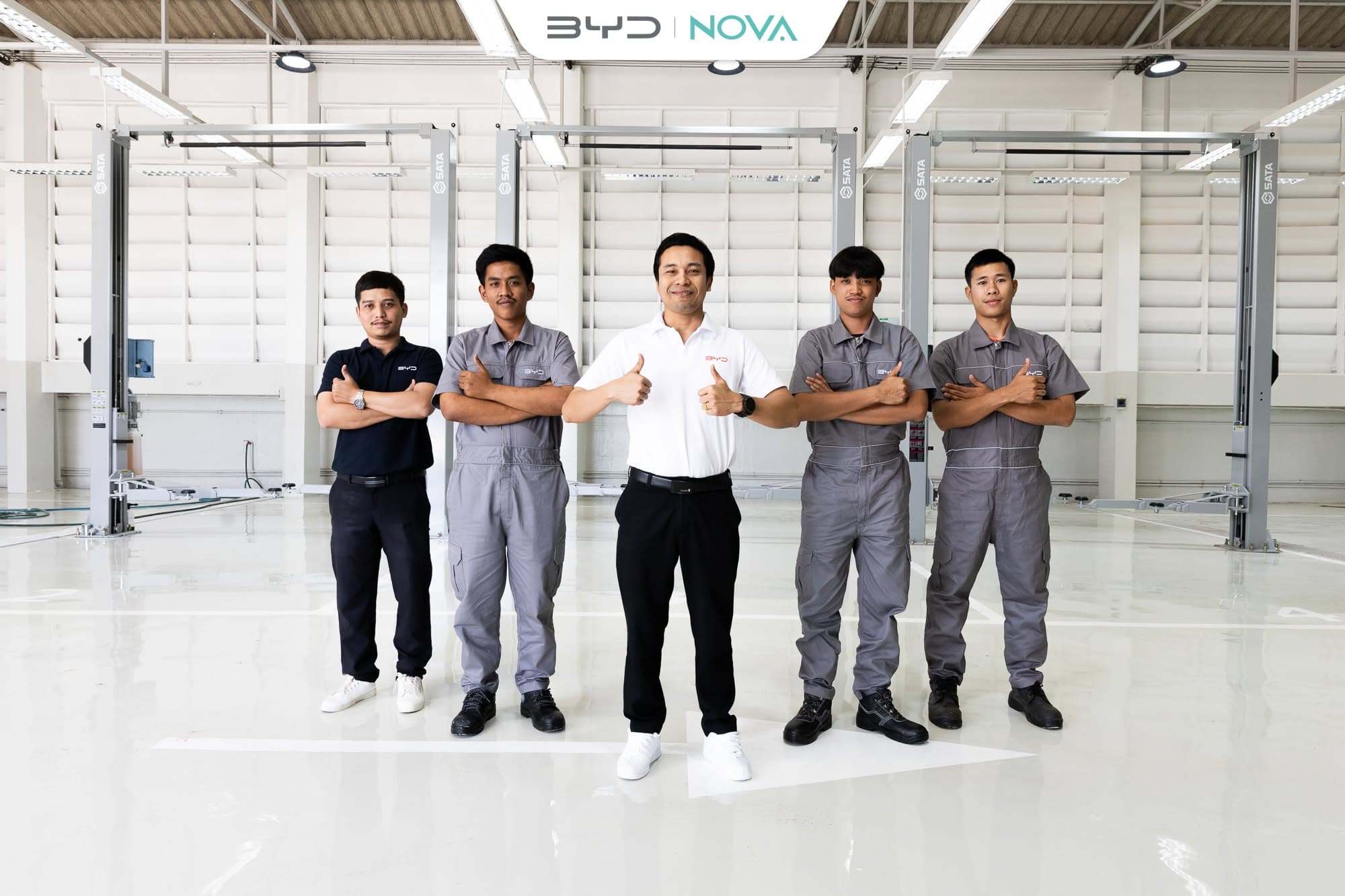 BYD NOVA Phetchaburi display area